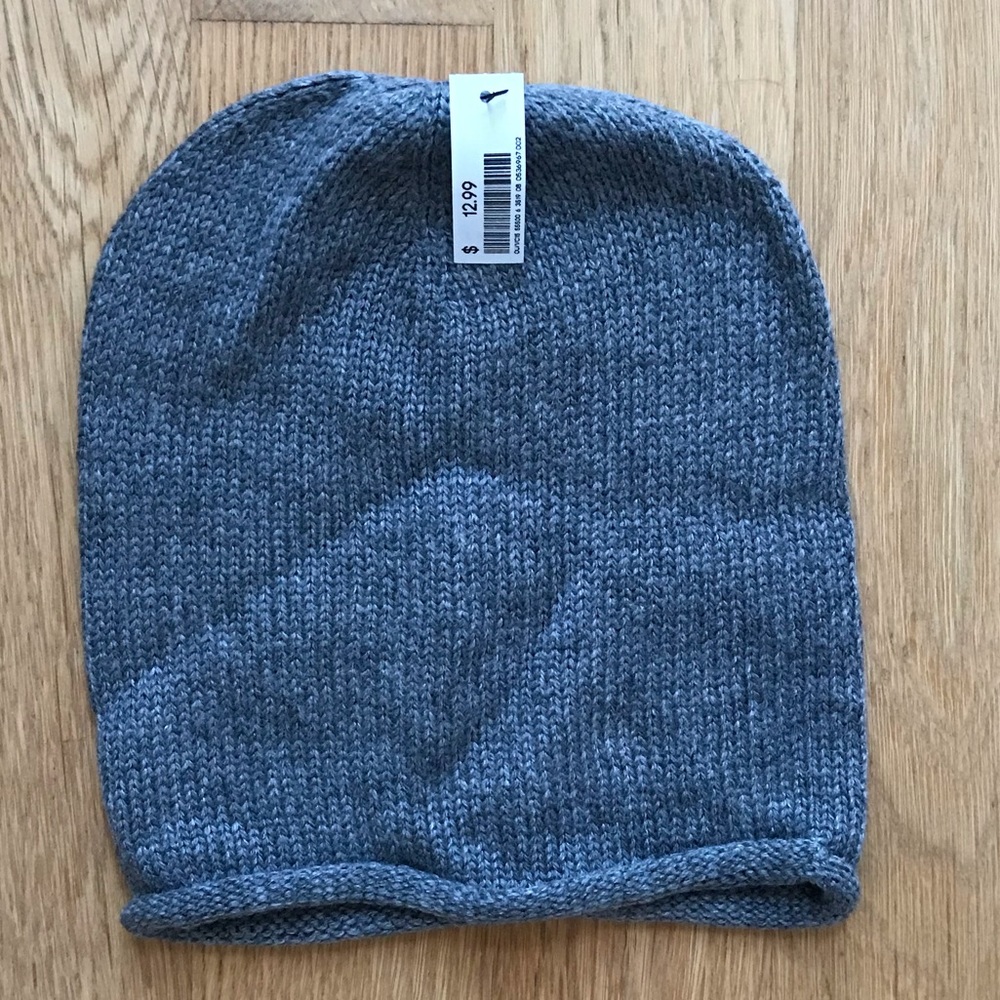 Gray Knit Beanie